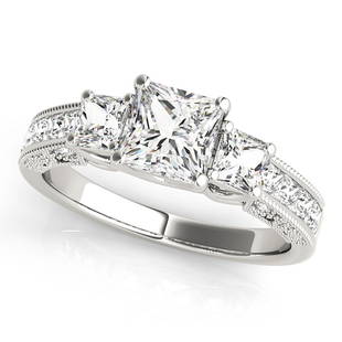 Natural 1.6 CTW Diamond Engagement Ring 14K White Gold: Natural 1.6 CTW Diamond Engagement Ring 14K White Gold Manufacturer's Suggested Retail Price: $ 11300.00 Product Type: Engagement Ring Stone1 Type: 1 Diamond @ 0.75 CTW Stone1 Color: G Stone1
