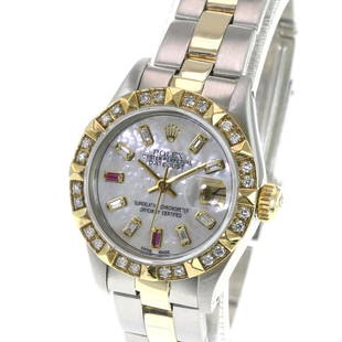 Pre-owned Rolex Datejust 26mm Jubilee Band: Pre-owned Rolex Datejust 26mm Jubilee Band DetailsBrand: RolexCondition: Pre-owned ExcellentModel: Datejust SpecificationsCase Diameter: 26mmCase Material: Stainless SteelGender: WomenDial: