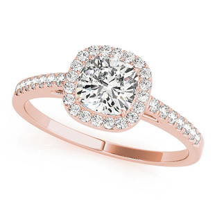 Natural 1.04 CTW Diamond Engagement Ring 18K Rose Gold: Natural 1.04 CTW Diamond Engagement Ring 18K Rose Gold Manufacturer's Suggested Retail Price: $ 9600.00 Product Type: Engagement Ring Stone1 Type: 1 Diamond @ 0.75 CTW Stone1 Color: G Stone1