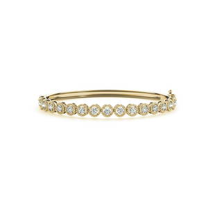 Natural 1.33 CTW Diamond Bracelet 18K Yellow Gold: Natural 1.33 CTW Diamond Bracelet 18K Yellow Gold Manufacturer's Suggested Retail Price: $5000.00 Product Type: Diamond Bracelet Stone1 Type: 19 Diamonds @ 1.33 CTW Stone1 Color: G Stone1 Clarity: