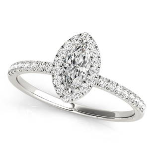 Natural 1.23 CTW Diamond Engagement Ring 14K White Gold: Natural 1.23 CTW Diamond Engagement Ring 14K White Gold Manufacturer's Suggested Retail Price: $ 20300.00 Product Type: Engagement Ring Stone1 Type: 1 Diamond @ 1 CTW Stone1 Color: G Stone1