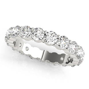 Natural 6.3 CTW Diamond Eternity Ring 18K White Gold: Natural 6.3 CTW Diamond Eternity Ring 18K White Gold Manufacturer's Suggested Retail Price: $ 38400.00 Product Type: Diamond Eternity Ring Stone1 Type: 14 Diamond @ 6.3 CTW Stone1 Color: G Stone1