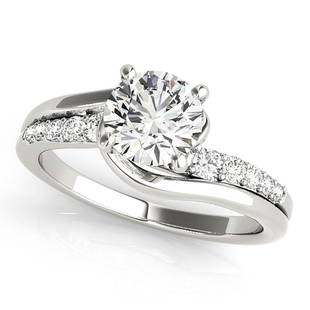 Natural 1.22 CTW Diamond Engagement Ring 14K White Gold: Natural 1.22 CTW Diamond Engagement Ring 14K White Gold Manufacturer's Suggested Retail Price: $ 15000.00 Product Type: Engagement Ring Stone1 Type: 1 Diamond @ 0.95 CTW Stone1 Color: G Stone1