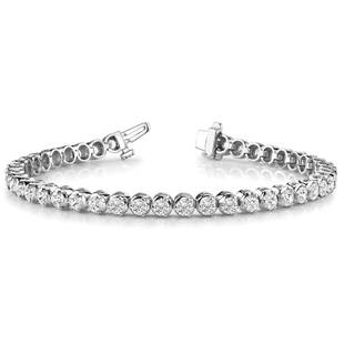 Natural 7.22 CTW Diamond Bracelet 14K White Gold: Natural 7.22 CTW Diamond Bracelet 14K White Gold Manufacturer's Suggested Retail Price: $24800.00 Product Type: Diamond Bracelet Stone1 Type: 38 Diamonds @ 7.22 CTW Stone1 Color: G Stone1