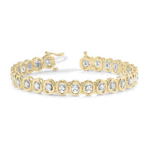 Natural 2.24 CTW Diamond Bracelet 18K Yellow Gold: Natural 2.24 CTW Diamond Bracelet 18K Yellow Gold Manufacturer's Suggested Retail Price: $10100.00 Product Type: Diamond Bracelet Stone1 Type: 28 Diamonds @ 2.24 CTW Stone1 Color: G Stone1 Clarity: