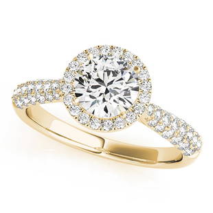 Natural 1.08 CTW Diamond Engagement Ring 18K Yellow Gold: Natural 1.08 CTW Diamond Engagement Ring 18K Yellow Gold Manufacturer's Suggested Retail Price: $ 9800.00 Product Type: Engagement Ring Stone1 Type: 1 Diamond @ 0.75 CTW Stone1 Color: G Stone1