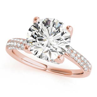 Natural 2.39 CTW Diamond Engagement Ring 18K Rose Gold: Natural 2.39 CTW Diamond Engagement Ring 18K Rose Gold Manufacturer's Suggested Retail Price: $ 70000.00 Product Type: Engagement Ring Stone1 Type: 1 Diamond @ 2 CTW Stone1 Color: G Stone1 Clarity: