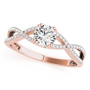 Natural 0.68 CTW Diamond Engagement Ring 14K Rose Gold: Natural 0.68 CTW Diamond Engagement Ring 14K Rose Gold Manufacturer's Suggested Retail Price: $ 3700.00 Product Type: Engagement Ring Stone1 Type: 1 Diamond @ 0.5 CTW Stone1 Color: G Stone1