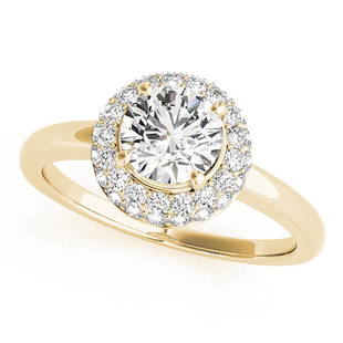 Natural 0.65 CTW Diamond Engagement Ring 14K Yellow Gold: Natural 0.65 CTW Diamond Engagement Ring 14K Yellow Gold Manufacturer's Suggested Retail Price: $ 3600.00 Product Type: Engagement Ring Stone1 Type: 1 Diamond @ 0.5 CTW Stone1 Color: G Stone1