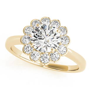 Natural 1.33 CTW Diamond Engagement Ring 18K Yellow Gold: Natural 1.33 CTW Diamond Engagement Ring 18K Yellow Gold Manufacturer's Suggested Retail Price: $ 21400.00 Product Type: Engagement Ring Stone1 Type: 1 Diamond @ 1 CTW Stone1 Color: G Stone1