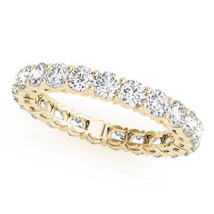 Natural 3.3 CTW Diamond Eternity Ring 14K Yellow Gold: Natural 3.3 CTW Diamond Eternity Ring 14K Yellow Gold Manufacturer's Suggested Retail Price: $ 8300.00 Product Type: Diamond Eternity Ring Stone1 Type: 22 Diamond @ 3.3 CTW Stone1 Color: G Stone1