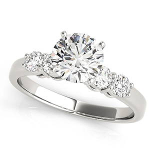 Natural 1.4 CTW Diamond Engagement Ring 18K White Gold: Natural 1.4 CTW Diamond Engagement Ring 18K White Gold Manufacturer's Suggested Retail Price: $ 21100.00 Product Type: Engagement Ring Stone1 Type: 1 Diamond @ 1 CTW Stone1 Color: G Stone1 Clarity: