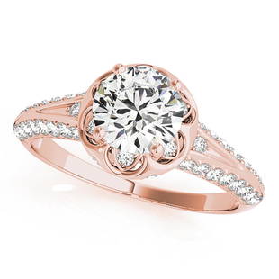 Natural 0.75 CTW Diamond Engagement Ring 18K Rose Gold: Natural 0.75 CTW Diamond Engagement Ring 18K Rose Gold Manufacturer's Suggested Retail Price: $ 4400.00 Product Type: Engagement Ring Stone1 Type: 1 Diamond @ 0.5 CTW Stone1 Color: G Stone1