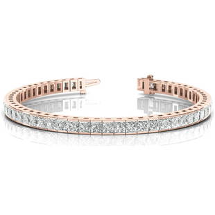 Natural 17.6 CTW Diamond Bracelet 18K Rose Gold: Natural 17.6 CTW Diamond Bracelet 18K Rose Gold Manufacturer's Suggested Retail Price: $112700.00 Product Type: Diamond Bracelet Stone1 Type: 40 Diamonds @ 17.6 CTW Stone1 Color: G Stone1 Clarity: