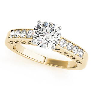 Natural 1.24 CTW Diamond Engagement Ring 14K Yellow Gold: Natural 1.24 CTW Diamond Engagement Ring 14K Yellow Gold Manufacturer's Suggested Retail Price: $ 20500.00 Product Type: Engagement Ring Stone1 Type: 1 Diamond @ 1 CTW Stone1 Color: G Stone1