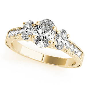 Natural 1.33 CTW Diamond Engagement Ring 18K Yellow Gold: Natural 1.33 CTW Diamond Engagement Ring 18K Yellow Gold Manufacturer's Suggested Retail Price: $ 10700.00 Product Type: Engagement Ring Stone1 Type: 1 Diamond @ 0.75 CTW Stone1 Color: G Stone1