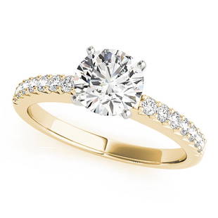 Natural 2.2 CTW Diamond Engagement Ring 14K Yellow Gold: Natural 2.2 CTW Diamond Engagement Ring 14K Yellow Gold Manufacturer's Suggested Retail Price: $ 23000.00 Product Type: Engagement Ring Stone1 Type: 1 Diamond @ 1 CTW Stone1 Color: G Stone1