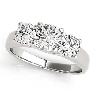 Natural 1 CTW Diamond Engagement Ring 14K White Gold: Natural 1 CTW Diamond Engagement Ring 14K White Gold Manufacturer's Suggested Retail Price: $ 5500.00 Product Type: Engagement Ring Stone1 Type: 1 Diamond @ 0.5 CTW Stone1 Color: G Stone1 Clarity:
