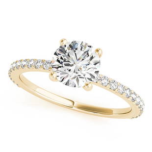 Natural 2.26 CTW Diamond Engagement Ring 18K Yellow Gold: Natural 2.26 CTW Diamond Engagement Ring 18K Yellow Gold Manufacturer's Suggested Retail Price: $ 69300.00 Product Type: Engagement Ring Stone1 Type: 1 Diamond @ 2 CTW Stone1 Color: G Stone1