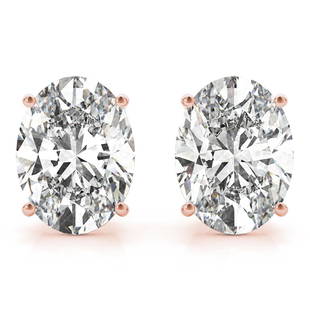 Natural 0.7 CTW Diamond Earrings 14K Rose Gold: Natural 0.70 CTW Diamond Earrings 14K Rose Gold Manufacturer's Suggested Retail Price: $ 3400.00 Product Type: Diamond Earrings Stone1 Type: 2 Diamond @ 0.7 CTW Stone1 Color: G Stone1 Clarity: