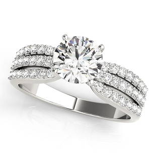 Natural 1.44 CTW Diamond Engagement Ring 18K White Gold: Natural 1.44 CTW Diamond Engagement Ring 18K White Gold Manufacturer's Suggested Retail Price: $ 21400.00 Product Type: Engagement Ring Stone1 Type: 1 Diamond @ 1 CTW Stone1 Color: G Stone1