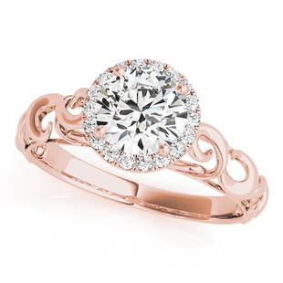 Natural 1.36 CTW Diamond Engagement Ring 18K Rose Gold: Natural 1.36 CTW Diamond Engagement Ring 18K Rose Gold Manufacturer's Suggested Retail Price: $ 25700.00 Product Type: Engagement Ring Stone1 Type: 1 Diamond @ 1.25 CTW Stone1 Color: G Stone1