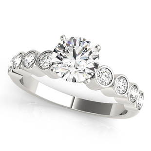 Natural 1.4 CTW Diamond Engagement Ring 14K White Gold: Natural 1.4 CTW Diamond Engagement Ring 14K White Gold Manufacturer's Suggested Retail Price: $ 20800.00 Product Type: Engagement Ring Stone1 Type: 1 Diamond @ 1 CTW Stone1 Color: G Stone1 Clarity: