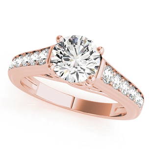 Natural 1.4 CTW Diamond Engagement Ring 18K Rose Gold: Natural 1.4 CTW Diamond Engagement Ring 18K Rose Gold Manufacturer's Suggested Retail Price: $ 21400.00 Product Type: Engagement Ring Stone1 Type: 1 Diamond @ 1 CTW Stone1 Color: G Stone1 Clarity: