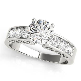 Natural 1.48 CTW Diamond Engagement Ring 18K White Gold: Natural 1.48 CTW Diamond Engagement Ring 18K White Gold Manufacturer's Suggested Retail Price: $ 21500.00 Product Type: Engagement Ring Stone1 Type: 1 Diamond @ 1 CTW Stone1 Color: G Stone1