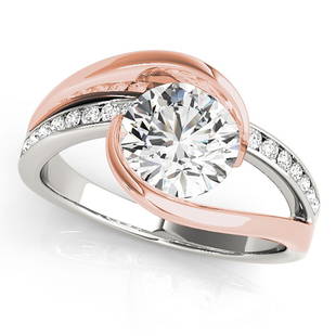Natural 1.69 CTW Diamond Engagement Ring 18K Rose Gold: Natural 1.69 CTW Diamond Engagement Ring 18K Rose Gold Manufacturer's Suggested Retail Price: $ 39800.00 Product Type: Engagement Ring Stone1 Type: 1 Diamond @ 1.5 CTW Stone1 Color: G Stone1