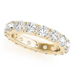 Natural 2.55 CTW Diamond Eternity Ring 14K Yellow Gold: Natural 2.55 CTW Diamond Eternity Ring 14K Yellow Gold Manufacturer's Suggested Retail Price: $ 6400.00 Product Type: Diamond Eternity Ring Stone1 Type: 17 Diamond @ 2.55 CTW Stone1 Color: G Stone1