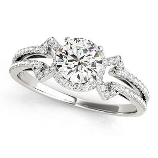 Natural 1.37 CTW Diamond Engagement Ring 18K White Gold: Natural 1.37 CTW Diamond Engagement Ring 18K White Gold Manufacturer's Suggested Retail Price: $ 21300.00 Product Type: Engagement Ring Stone1 Type: 1 Diamond @ 1 CTW Stone1 Color: G Stone1