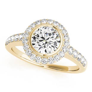 Natural 1.41 CTW Diamond Engagement Ring 18K Yellow Gold: Natural 1.41 CTW Diamond Engagement Ring 18K Yellow Gold Manufacturer's Suggested Retail Price: $ 21700.00 Product Type: Engagement Ring Stone1 Type: 1 Diamond @ 1 CTW Stone1 Color: G Stone1