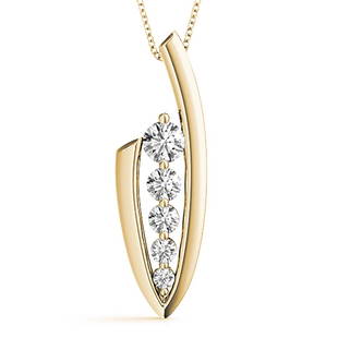 Natural 0.5 CTW Diamond Pendant 18K Yellow Gold: Natural 0.5 CTW Diamond Pendant 18K Yellow Gold Manufacturer's Suggested Retail Price: $ 2300.00 Product Type: Diamond Pendant 5 Diamond @ 0.5 CTW Stone1 Color: G Stone1 Clarity: VS2-SI1 Stone1