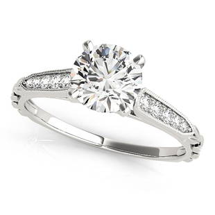 Natural 1.16 CTW Diamond Engagement Ring 18K White Gold: Natural 1.16 CTW Diamond Engagement Ring 18K White Gold Manufacturer's Suggested Retail Price: $ 20400.00 Product Type: Engagement Ring Stone1 Type: 1 Diamond @ 1 CTW Stone1 Color: G Stone1