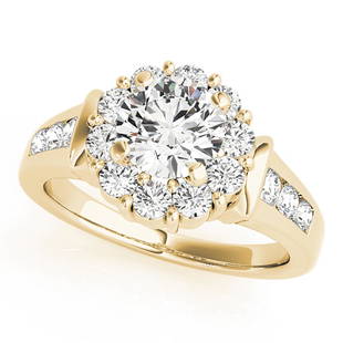 Natural 1.49 CTW Diamond Engagement Ring 18K Yellow Gold: Natural 1.49 CTW Diamond Engagement Ring 18K Yellow Gold Manufacturer's Suggested Retail Price: $ 10900.00 Product Type: Engagement Ring Stone1 Type: 1 Diamond @ 0.75 CTW Stone1 Color: G Stone1