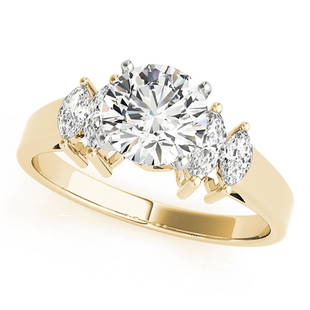 Natural 1.43 CTW Diamond Engagement Ring 18K Yellow Gold: Natural 1.43 CTW Diamond Engagement Ring 18K Yellow Gold Manufacturer's Suggested Retail Price: $ 15600.00 Product Type: Engagement Ring Stone1 Type: 1 Diamond @ 0.95 CTW Stone1 Color: G Stone1