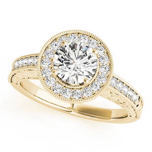 Natural 2.24 CTW Diamond Engagement Ring 14K Yellow Gold: Natural 2.24 CTW Diamond Engagement Ring 14K Yellow Gold Manufacturer's Suggested Retail Price: $ 49700.00 Product Type: Engagement Ring Stone1 Type: 1 Diamond @ 1.9 CTW Stone1 Color: G Stone1