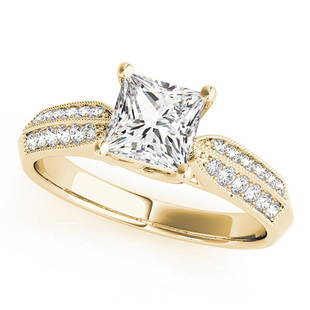 Natural 1.4 CTW Diamond Engagement Ring 18K Yellow Gold: Natural 1.4 CTW Diamond Engagement Ring 18K Yellow Gold Manufacturer's Suggested Retail Price: $ 21900.00 Product Type: Engagement Ring Stone1 Type: 1 Diamond @ 1 CTW Stone1 Color: G Stone1