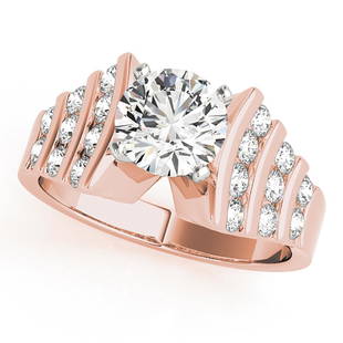 Natural 1.54 CTW Diamond Engagement Ring 14K Rose Gold: Natural 1.54 CTW Diamond Engagement Ring 14K Rose Gold Manufacturer's Suggested Retail Price: $ 21300.00 Product Type: Engagement Ring Stone1 Type: 1 Diamond @ 1 CTW Stone1 Color: G Stone1 Clarity: