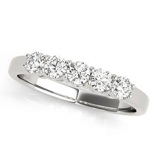 Natural 1.25 CTW Diamond Ring 18K White Gold: Natural 1.25 CTW Diamond Ring 18K White Gold Manufacturer's Suggested Retail Price: $ 5000.00 Product Type: Diamond Ring Stone1 Type: 5 Diamond @ 1.25 CTW Stone1 Color: G Stone1 Clarity: VS2-SI1