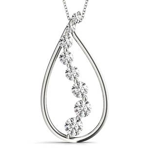 Natural 2 CTW Diamond Pendant 18K White Gold: Natural 2 CTW Diamond Pendant 18K White Gold Manufacturer's Suggested Retail Price: $ 11300.00 Product Type: Diamond Pendant 8 Diamond @ 2 CTW Stone1 Color: G Stone1 Clarity: VS2-SI1 Stone1