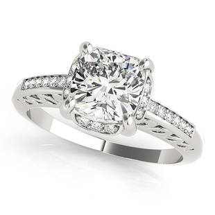 Natural 1.62 CTW Diamond Engagement Ring 18K White Gold: Natural 1.62 CTW Diamond Engagement Ring 18K White Gold Manufacturer's Suggested Retail Price: $ 39000.00 Product Type: Engagement Ring Stone1 Type: 1 Diamond @ 1.5 CTW Stone1 Color: G Stone1