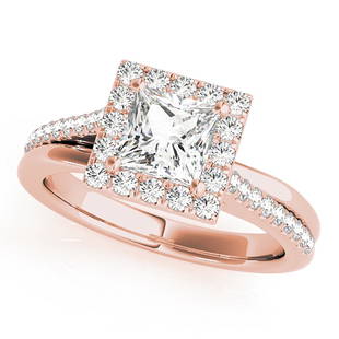 Natural 1.39 CTW Diamond Engagement Ring 14K Rose Gold: Natural 1.39 CTW Diamond Engagement Ring 14K Rose Gold Manufacturer's Suggested Retail Price: $ 21000.00 Product Type: Engagement Ring Stone1 Type: 1 Diamond @ 1 CTW Stone1 Color: G Stone1 Clarity: