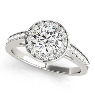 Natural 1.37 CTW Diamond Engagement Ring 14K White Gold: Natural 1.37 CTW Diamond Engagement Ring 14K White Gold Manufacturer's Suggested Retail Price: $ 20700.00 Product Type: Engagement Ring Stone1 Type: 1 Diamond @ 1 CTW Stone1 Color: G Stone1