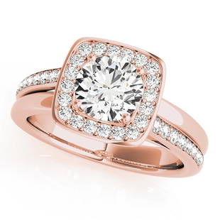 Natural 0.75 CTW Diamond Engagement Ring 18K Rose Gold: Natural 0.75 CTW Diamond Engagement Ring 18K Rose Gold Manufacturer's Suggested Retail Price: $ 4800.00 Product Type: Engagement Ring Stone1 Type: 1 Diamond @ 0.5 CTW Stone1 Color: G Stone1