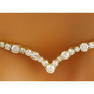 14.10 CTW Natural Diamond 14K Solid Yellow Gold Necklace