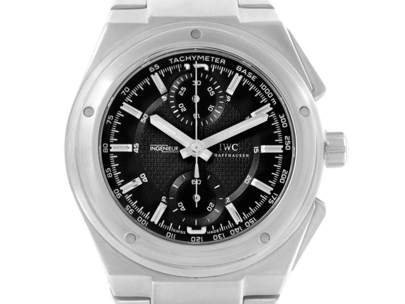 Iwc Ingenieur Iw372501 Automatic Chronograph Black Dial 42.5mm