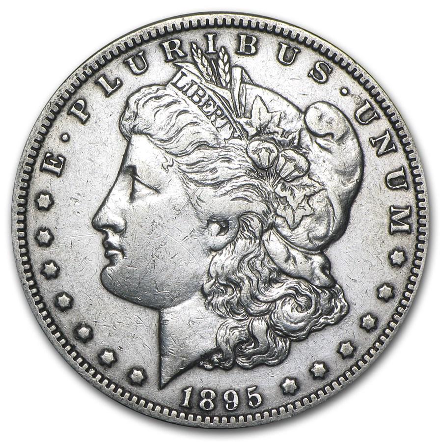 1895-O Morgan Dollar XF: 1895-O Morgan Dollar XF ------ Product ID: 14202 ------ Year: 1895 ------ Grade: Extra Fine ------ Grade Service: None ------ Denomination: $1.00 ------ Mint Mark: O - New Orleans ------ Metal Content