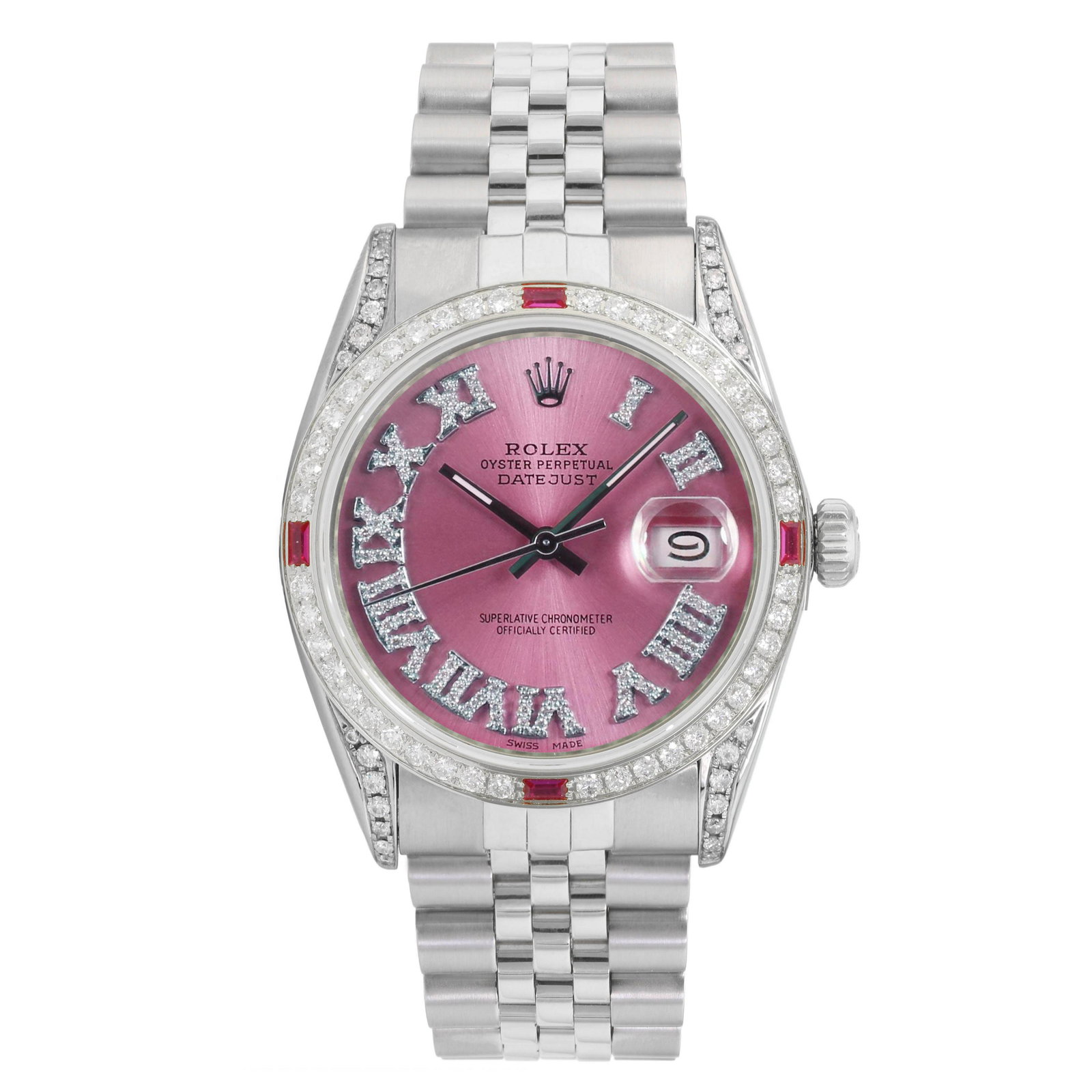 Pre-owned Rolex Datejust 36mm Jubilee: Pre-owned Rolex Datejust 36mm Jubilee Details Brand: Rolex Condition: Pre-owned Excellent Model: Datejust Specifications Case Diameter: 36mm Case Material: Stainless Steel Case with added genui